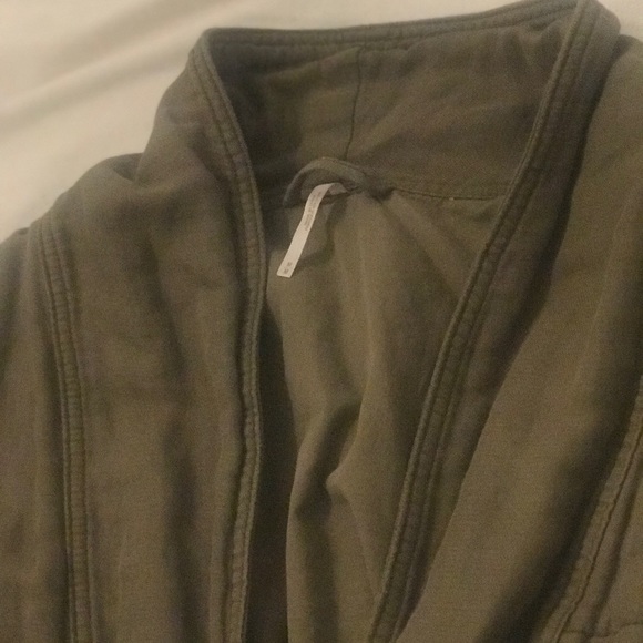 Army green Free People Jacket - Picture 4 of 4